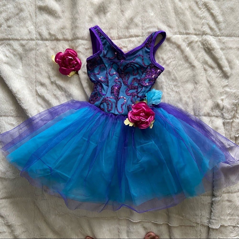 Girls, XS, Dance Costume with Tutu